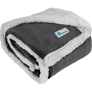 Canada Pooch Charcoal Sierra Sherpa Dog Scarf, Charcoal