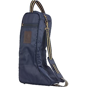 Equinavia Darby Boot Bag, Navy/Gold