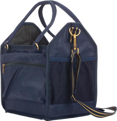 Show full view: Equinavia Darby Small Collapsible Grooming Tote, Navy/Gold slide 2 of 3