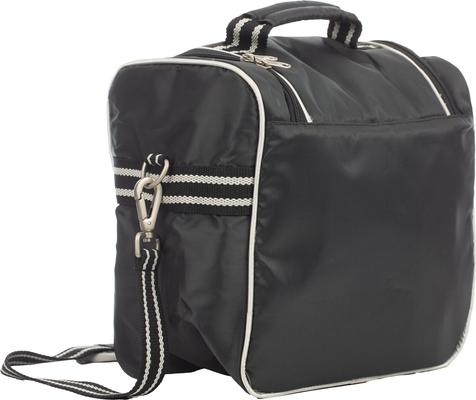 Show full view: Equinavia Darby Zip Top Grooming Bag, Black/Silver slide 3 of 4