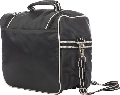 Show full view: Equinavia Darby Zip Top Grooming Bag, Black/Silver slide 2 of 4