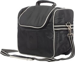 Equinavia Darby Zip Top Grooming Bag, Black/Silver