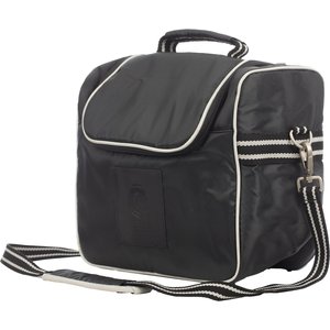 Equinavia Darby Zip Top Grooming Bag, Black/Silver