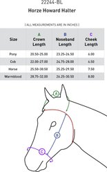 Horze Howard Horse Halter, Black, Warmblood slide 2 of 2