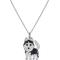 Show in main carousel: Scamper & Co Siberian Husky Sterling Silver Pendant Necklace slide 1 of 3