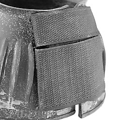 Horze No Turn Heavy Duty Bell Horse Boots, 2 count, Black, Medium slide 2 of 9