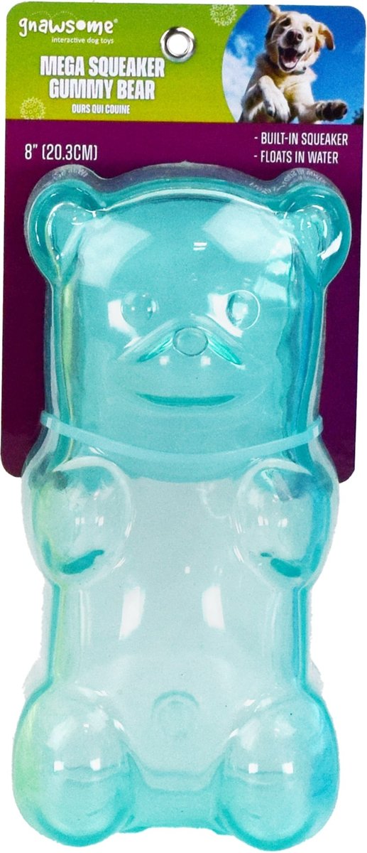 Gnawsome Squeaker Gummy Bear Dog Chew Toy