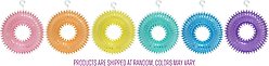 Gnawsome Spiky Ring Squeaky Dog Ball Toy, Small
