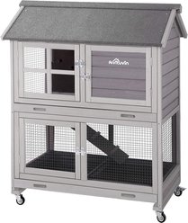 Aivituvin 44.2-in Indoor & Outdoor Rabbit Hutch