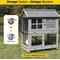 Show in main carousel: Aivituvin 44.2-in Indoor & Outdoor Rabbit Hutch slide 4 of 9