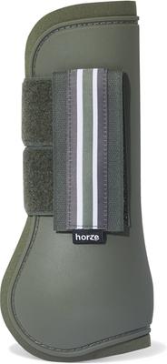 Show full view: Horze Adepto Tendon Horse Boots, Beetle Khaki Green, Horse slide 6 of 8