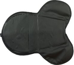 Horze Memory Foam Contour Half Saddle Pad, Black