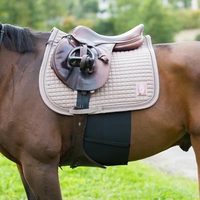 Show full view: Horze Elastic Pony Belly Guard, Black slide 2 of 6