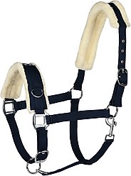 Horze Lunging Cavesson Horse Bridle, Dark Blue, Horse