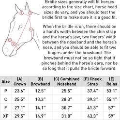 Horze Denver Bitless Horse Bridle, Black, Horse slide 2 of 2