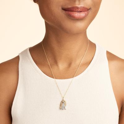 Show full view: Scamper & Co Gold Cavalier King Charles Sterling Silver Pendant Necklace slide 2 of 3