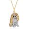 Show in main carousel: Scamper & Co Gold Cavalier King Charles Sterling Silver Pendant Necklace slide 1 of 3