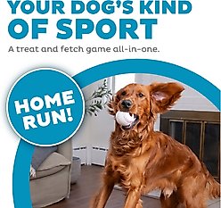 Outward Hound Sport Ballz Baseball Treat-Dispensing Fetch Ball Dog Toy slide 2 of 8