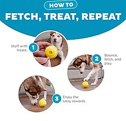 Outward Hound Sport Ballz Tennis Ball Treat-Dispensing Fetch Ball Dog Toy slide 2 of 8