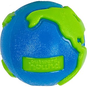 Outward Hound Orbee-Tuff Ball Tough Dog Chew Toy, Blue/Green, Large