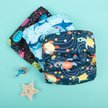 Show in main carousel: CuteBone Belly Band Male Dog Wrap Washable Dog Diapers, Large: 17 to 21-in waist, Turtle/Shark/Jellyfish slide 9 of 12
