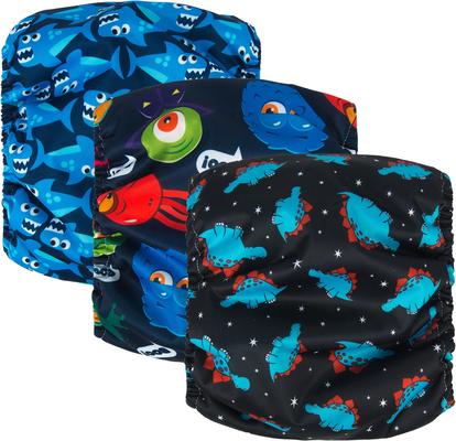 Show full view: CuteBone Belly Band Male Dog Wrap Washable Dog Diapers, X-Large: 21 to 27-in waist, Shark/Dinos/Monster slide 8 of 12