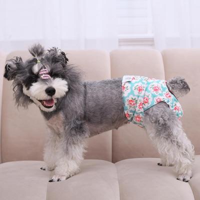 Show full view: CuteBone Reusable Female Dog Diapers, 3 count, X-Large: 26 to 34-in waist, Floral slide 8 of 11