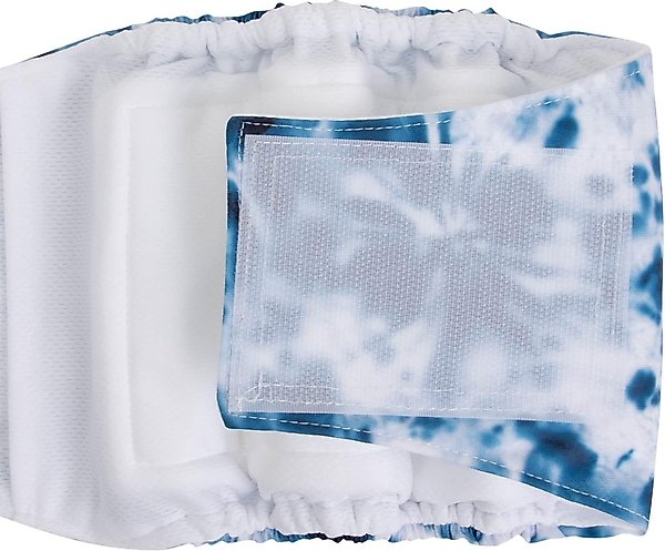 Show full view: CuteBone Belly Band Male Dog Wrap Washable Dog Diapers, X-Small: 9 to 11-in waist, Tie-Dye slide 7 of 12