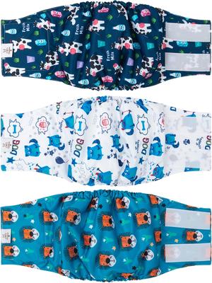 CuteBone Belly Band Male Dog Wrap Washable Dog Diapers
