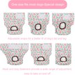 Show in main carousel: CuteBone Reusable Female Dog Diapers, 3 count, Medium: 16 to 21-in waist slide 2 of 11