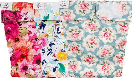 Show full view: CuteBone Washable No Tail Hole Female Dog Diapers, 3 count, Large: 20 to 27-in waist slide 2 of 11