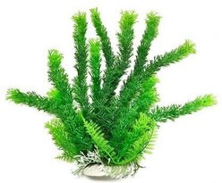 Aquatop Weighted Base Aquarium Plant, 12-in, Green slide 2 of 2