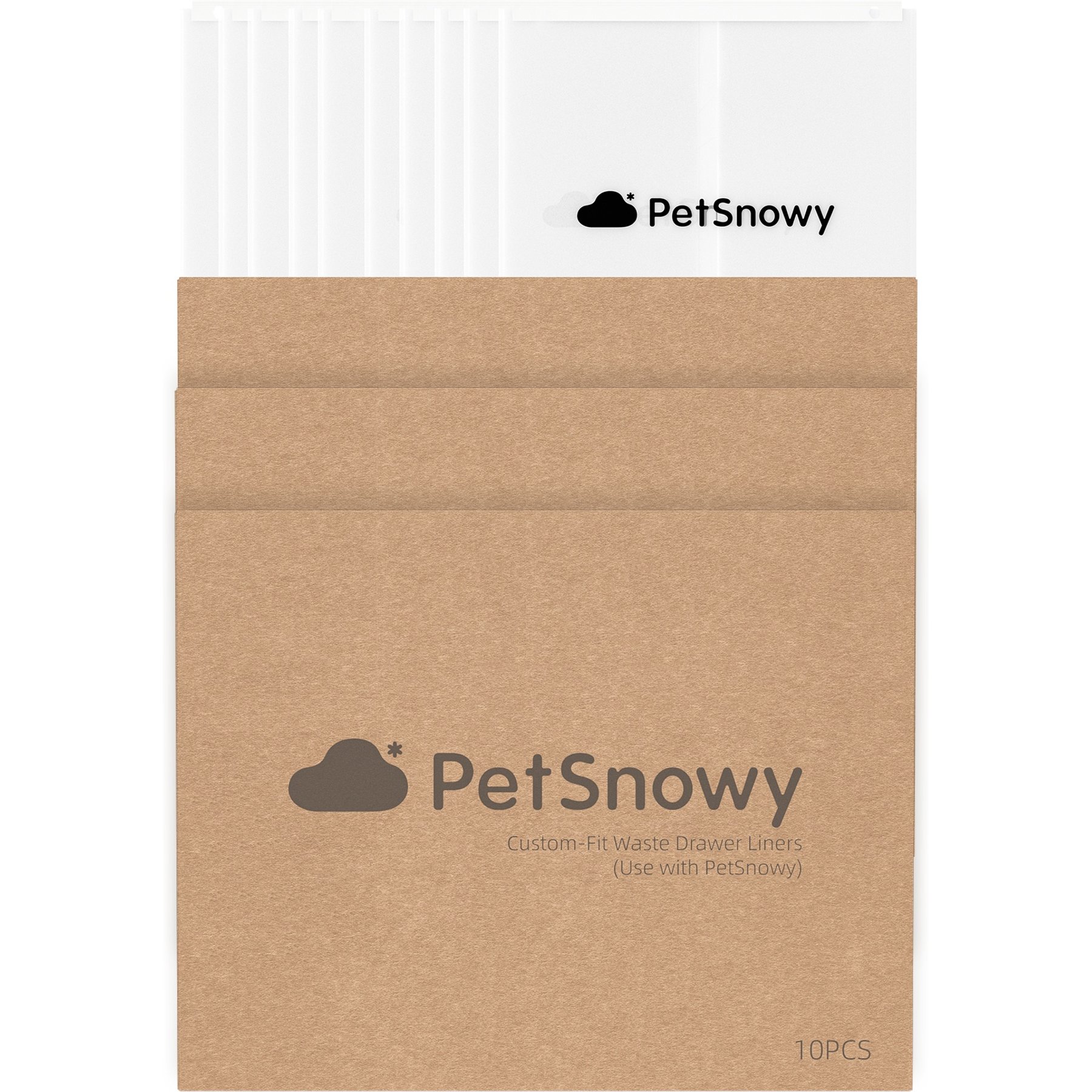 PetSnowy PetSnowy Self-Cleaning Cat Litter Box Waste Liner, 30 count