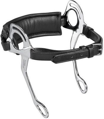 Show full view: Stubben Hackamore Horse Bitless Bridle, Black, Full slide 2 of 2