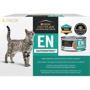 Purina Pro Plan Veterinary Diets EN Gastroenteric Wet Cat Food, 5.5-oz can, case of 6