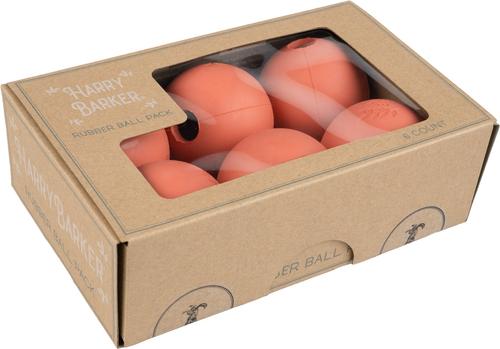 Show full view: Harry Barker Rubber Ball Dog Toy, Pink, Small: 2.5-in, 6 count slide 3 of 8