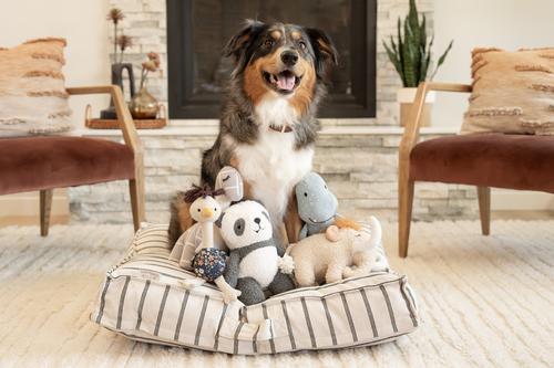 Show full view: Harry Barker Furry Panda Plush Dog Toy slide 7 of 10