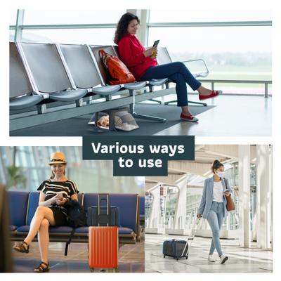 Show full view: Katziela Rolling Rover Airline Approved Bag Dog & Cat Carrier, 18-in, Black & Blue slide 9 of 12