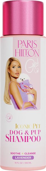 Paris Hilton Pet Iconic Pet Deodorize & Detangle Dog Grooming Spray, Lavender Scent, 10-fl oz bottle