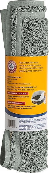 Out of Stock - ARM & HAMMER Paws Cat Litter Box Mat, 23 x 13-in - Chewy.com