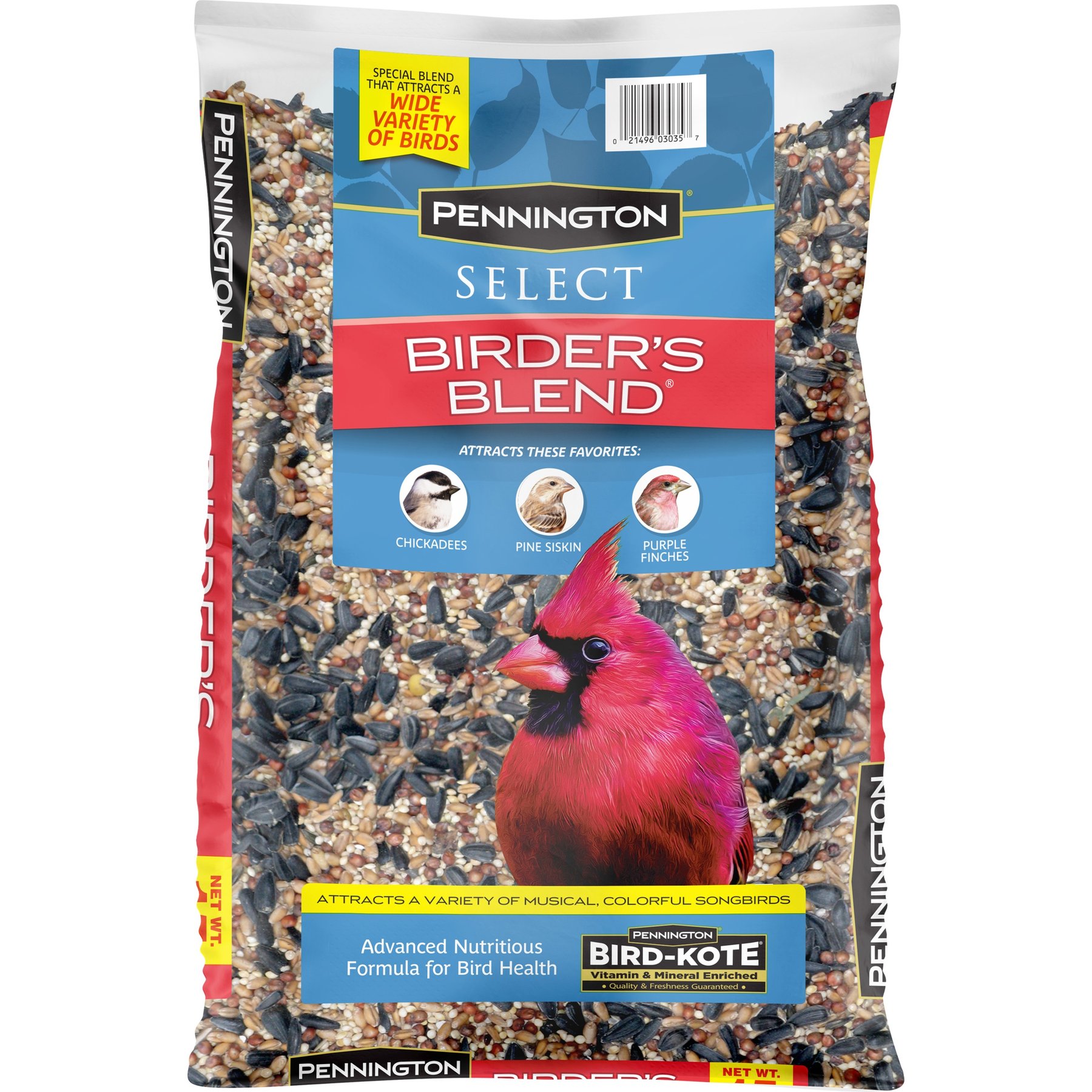 Pennington Select Birder's Blend Wild Bird Food, 15-lb bag