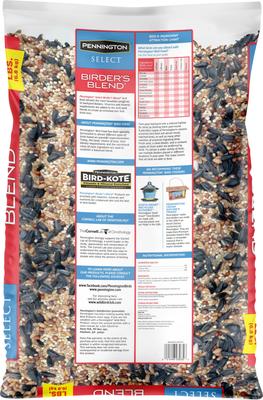 Show full view: Pennington Select Birder's Blend Wild Bird Food, 15-lb bag slide 2 of 11