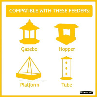 Show full view: Pennington Select Sunflower Chips Wild Bird Food, 15-lb bag slide 7 of 11