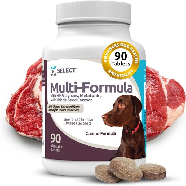 K9 Select HMR Multi-Formula Peanut Butter Formula Dog Hormone Supplement, 10 mg, 90 count