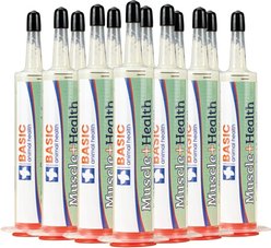 Basic Animal Health MuscleHealth Gel Horse Supplement, 30-ml syringe, 12 count