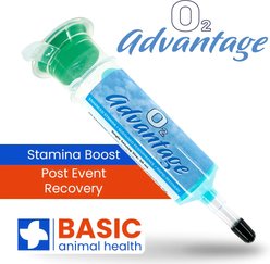 Basic Animal Health O2 Advantage Gel Horse Supplement, 50-ml syringe, 1 count