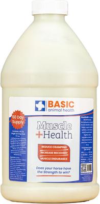 Show full view: Basic Animal Health MuscleHealth Gel Horse Supplement, 64-fl oz bottle slide 2 of 3