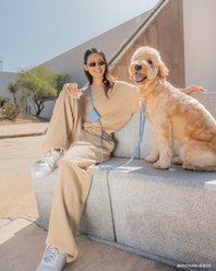 Sunny Tails 4-in-1 Convertible Hands Free Cloud Dog Leash, 8.5-ft long, 5/8-in wide, Malibu Blue slide 2 of 8