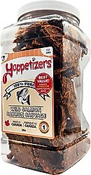Yappetizers Salmon High Protein Grain-Free Dehydrated Dog Treats, 2-lb jar