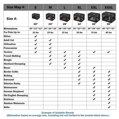 Show full view: Veehoo Folding 3-Door Soft-Sided Dog Crate, Black, 3X-Large slide 7 of 10